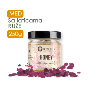 MED sa LATICAMA RUŽE 250g