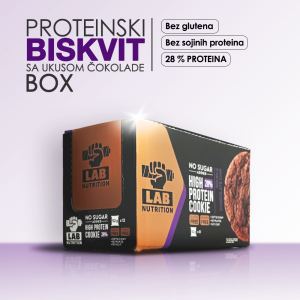 Proteinski BISKVIT BOX - Dupla Čokolada - Bez Šećera