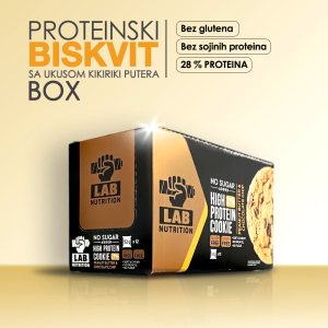 Proteinski BISKVIT BOX- KIKIRIKI PUTER - Bez Šećera