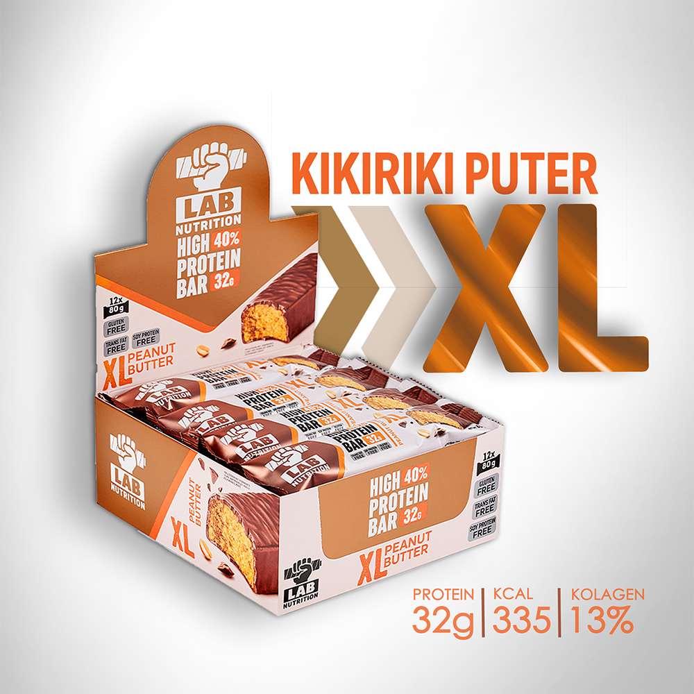 XL Proteinska čokoladica - KIKIRIKI PUTER - 80g - CLASSIC BOX