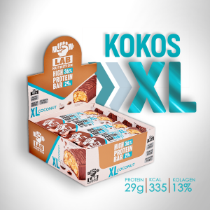 XL Proteinska čokoladica - KOKOS - 80g - CLASSIC BOX