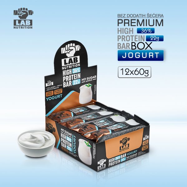 Proteinska čokoladica bez šećera - Jogurt - PREMIUM BOX