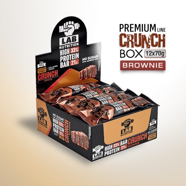 Hrskava Proteinska Čokoladica - BRAUNI - Crunch PREMIUM BOX