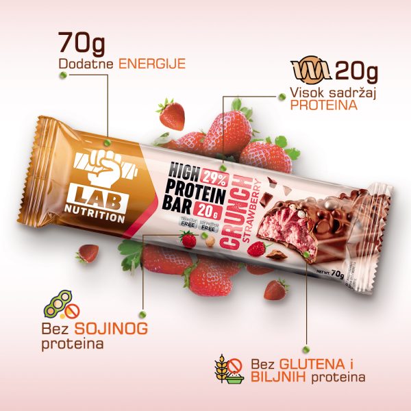 JAGODA Crunch Protein Bar - CLASSIC line 70g